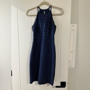 Gingham Banana Republic Midi Dress